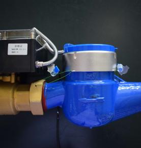 Large size RF card prepaid valve controlled water meter